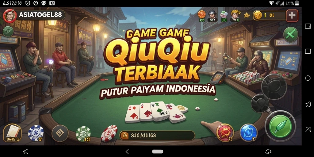 Screenshot ASIATOGEL88 menampilkan gameplay seru QiuQiu.