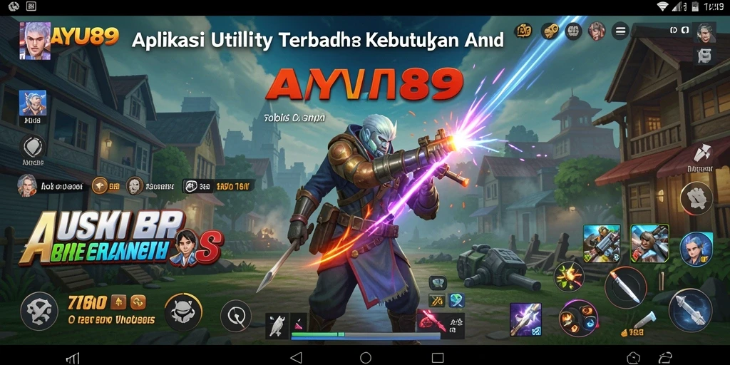 Tampilan antarmuka AYU89 yang sederhana dan intuitif.