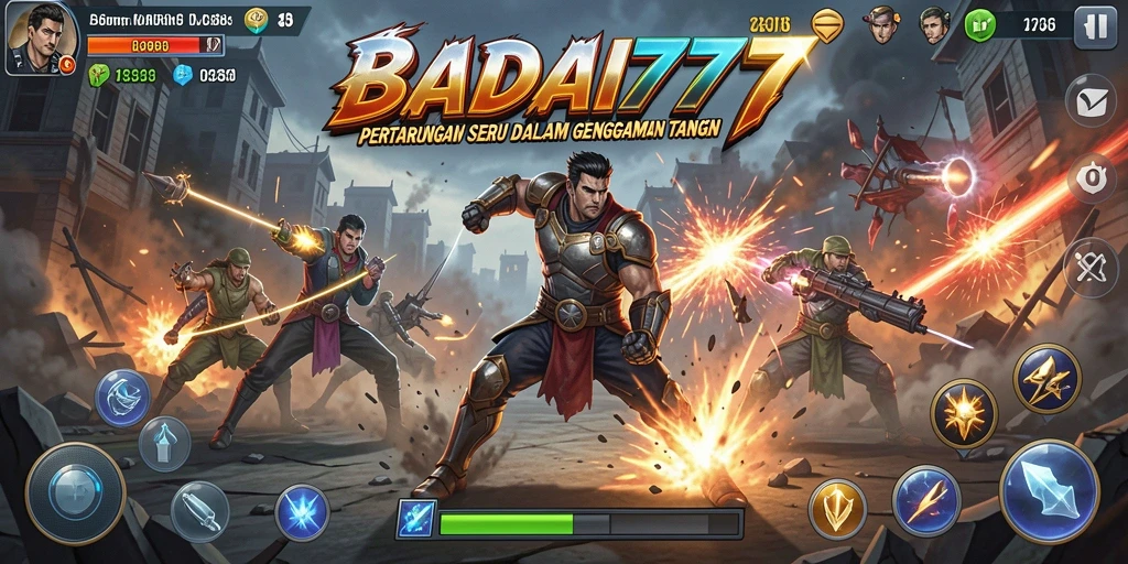 Tampilan pertarungan epik di BADAI777 yang menegangkan.