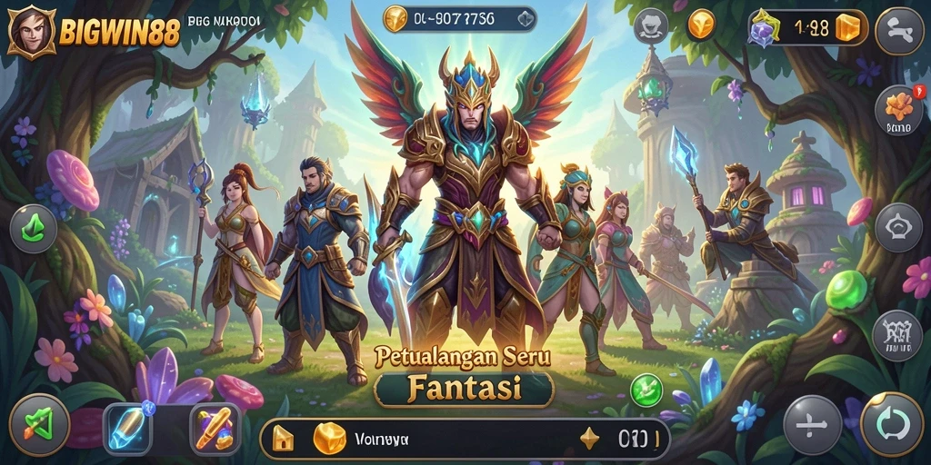 Tampilan gameplay yang memukau dan penuh petualangan.