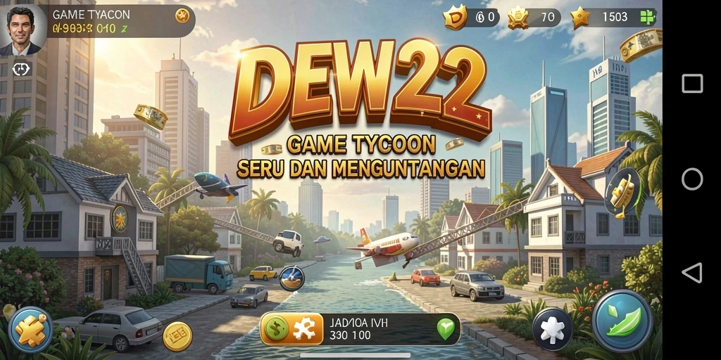 Tampilan gameplay seru DEWA22 dengan grafis yang menarik.