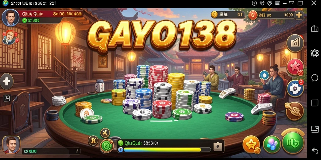 Tampilan gameplay QiuQiu yang menegangkan dan menyenangkan.