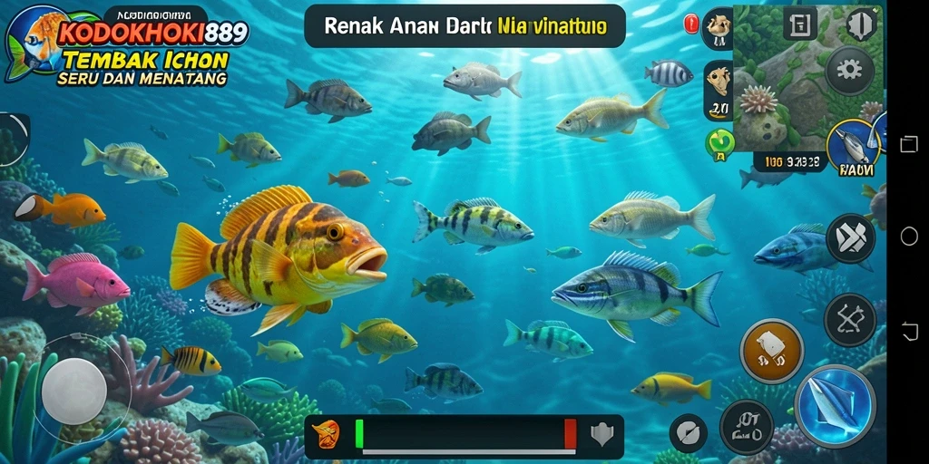 Gameplay seru Tembak Ikan di KODOKHOKI889.