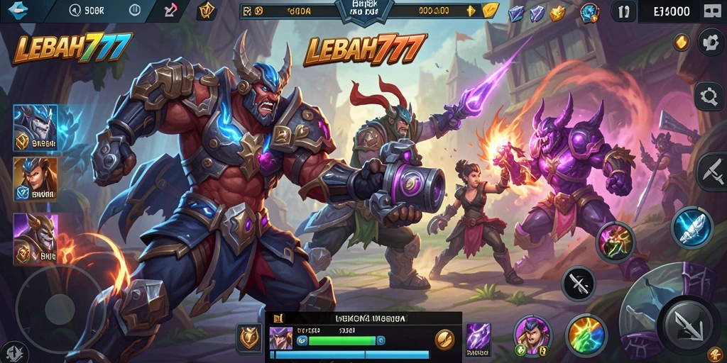 Gameplay MOBA yang seru dan kompetitif di LEBAH777.