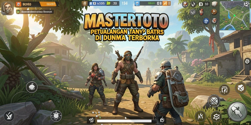 Tampilan gameplay MASTERTOTO yang menakjubkan di dunia terbuka.