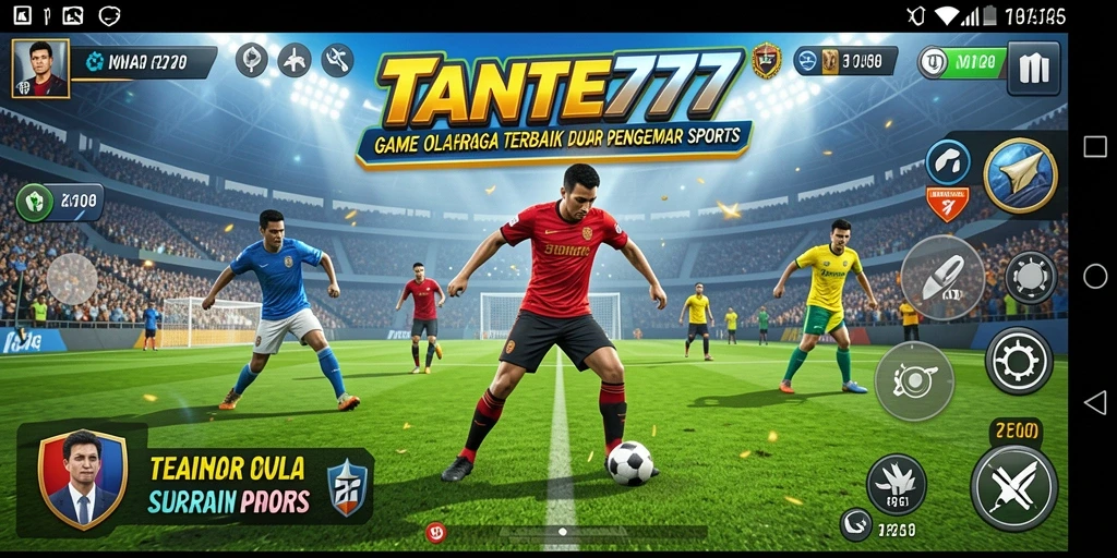 Tampilan dinamis dari gameplay TANTE777 penuh aksi.