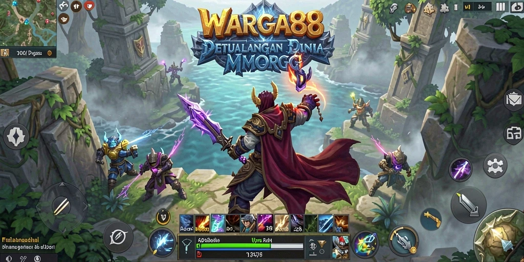 Tampilan gameplay WARGA88 yang menakjubkan dengan aksi seru.